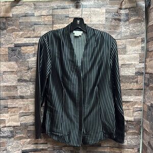 White House Black Market Striped Blazer
